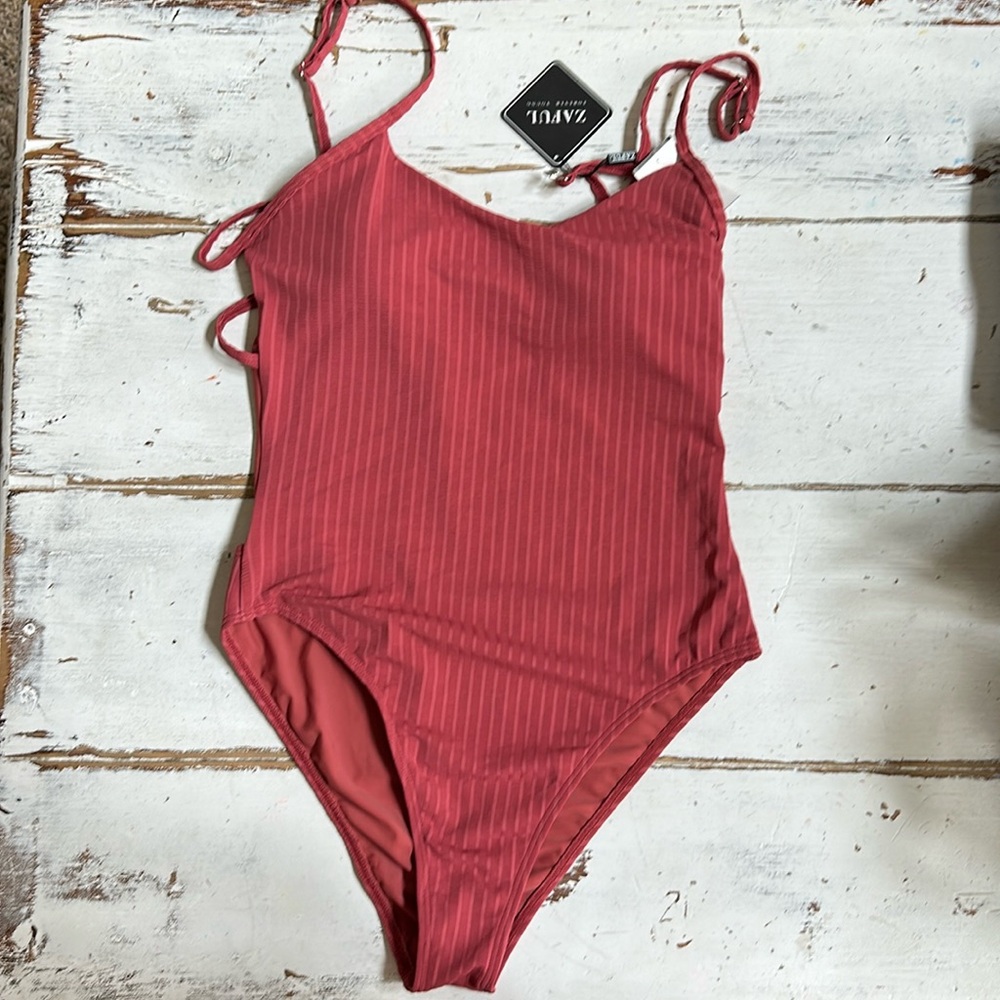 Zaful forever young mauve one pice swimsuit